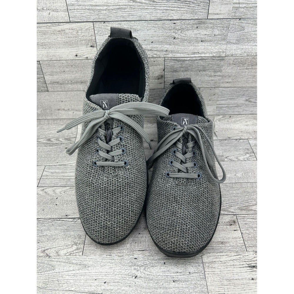 Arcopedico Net‎ 3 Grey Knit Lace Up Walking Sneakers Shoes Made in Portugal 42